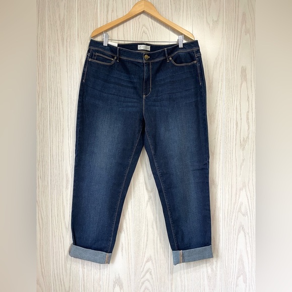 J.Jill Authentic Fit Slim-Ankle Jeans Size 18 Tall Iconic Wash NWT - Picture 1 of 5
